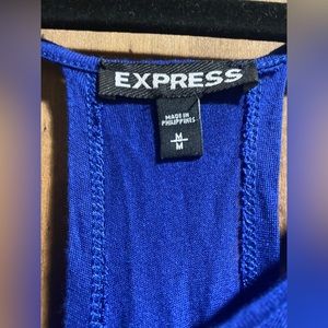 Blue short sleeve size med express